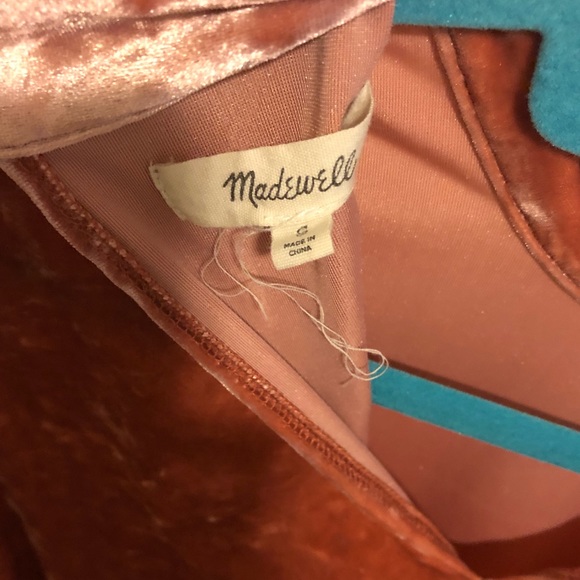 Madewell Velvet High Neck Dress (only worn once) - Picture 6 of 6
